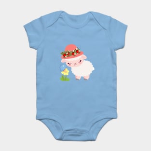 Strawberry shortcake- Cute lamb Baby Bodysuit